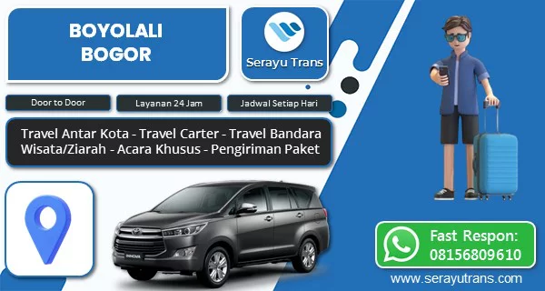 Travel Boyolali Bogor (PP)