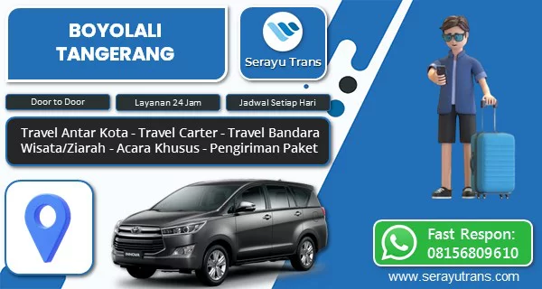 Travel Boyolali Tangerang (PP)